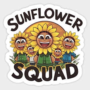 Sunflower Squad Sticker